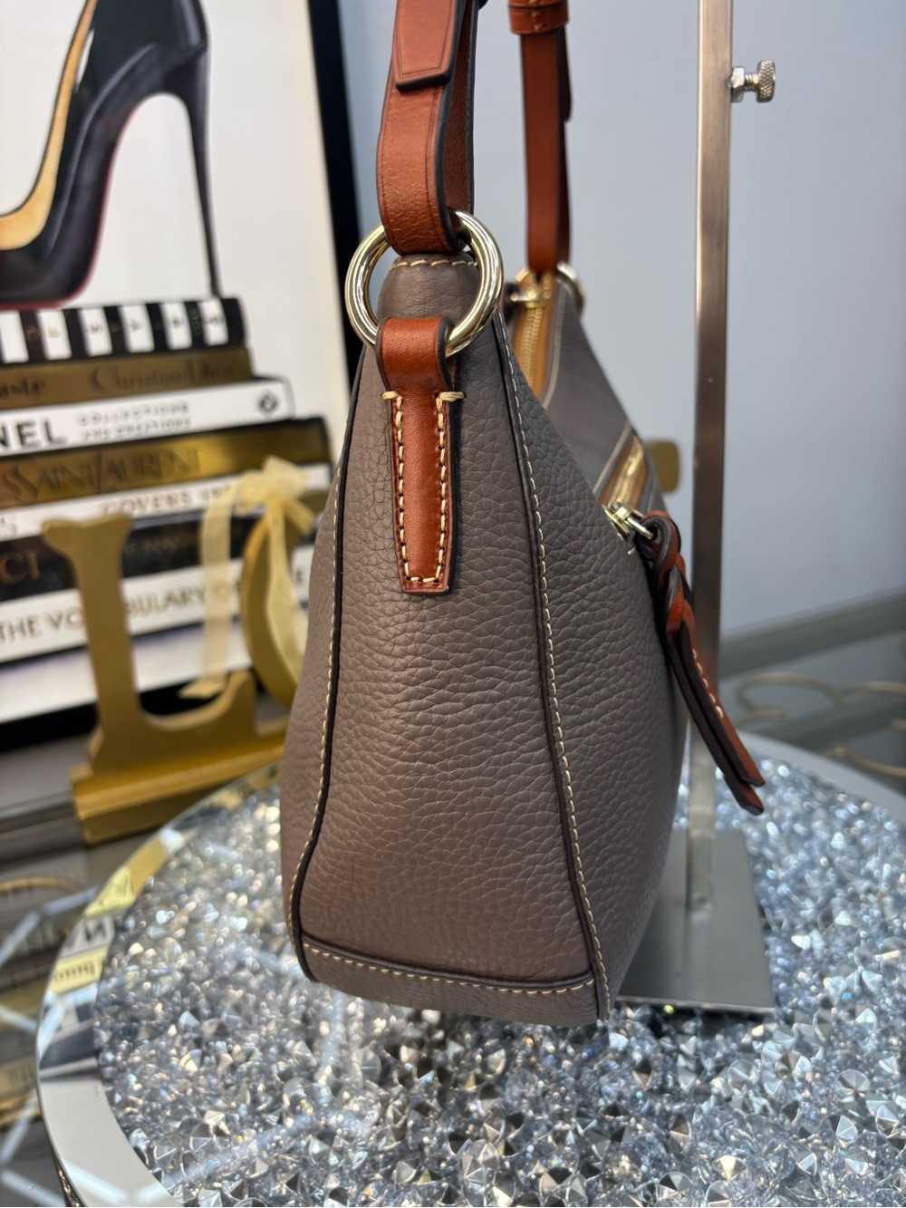 Dooney & Bourke Pebble Grain Small Kiley Hobo NWOT - Picture 7 of 14